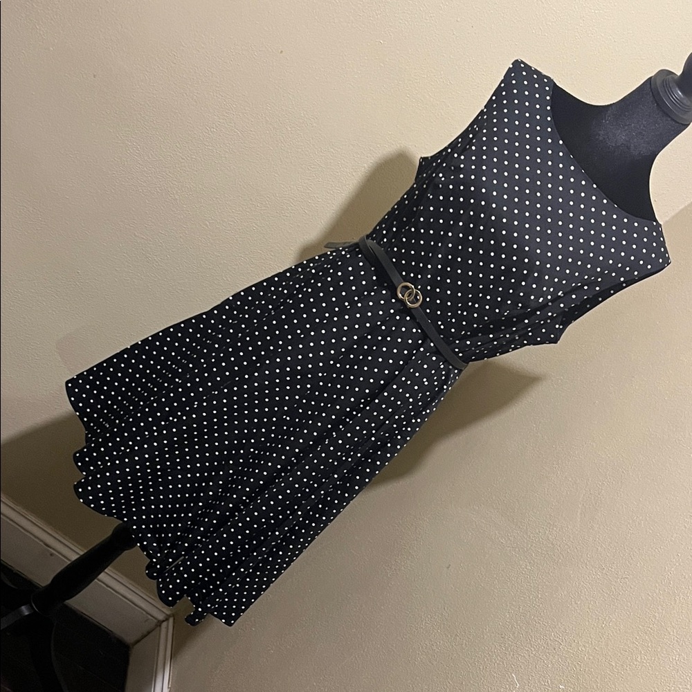 Black Polka Dot Dress